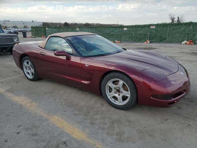 1G1YY32G235106537 - 2003 CHEVROLET CORVETTE BURGUNDY photo 4