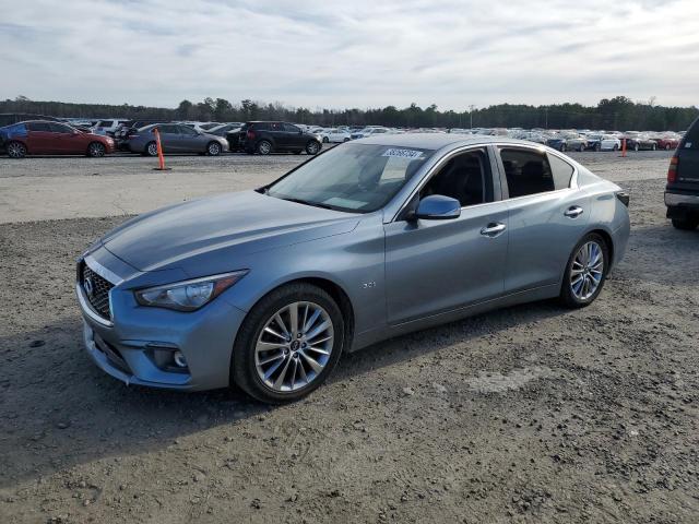 JN1EV7AP4JM364088 - 2018 INFINITI Q50 LUXE BLUE photo 1