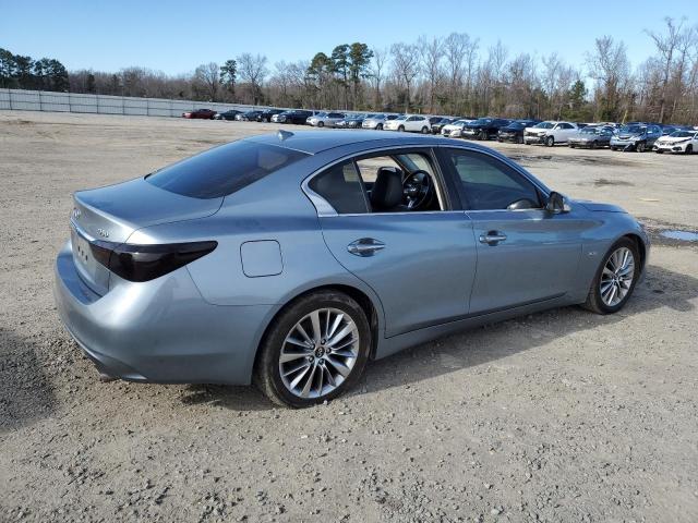 JN1EV7AP4JM364088 - 2018 INFINITI Q50 LUXE BLUE photo 3