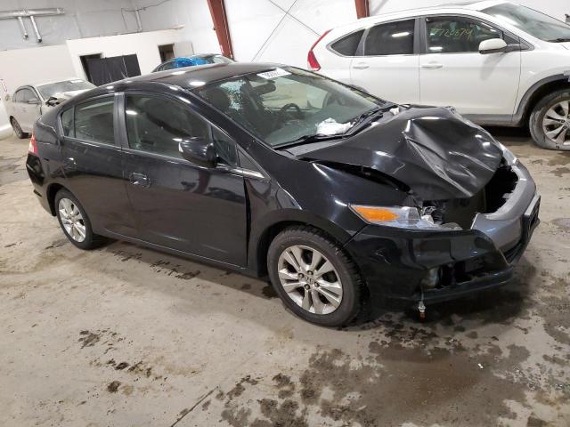 JHMZE2H77CS005676 - 2012 HONDA INSIGHT EX BLACK photo 4