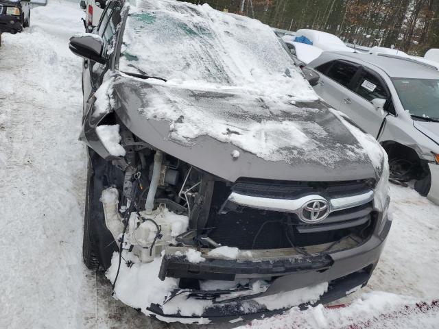 5TDJKRFH2GS275179 - 2016 TOYOTA HIGHLANDER XLE ნაცრისფერი ფოტო 5