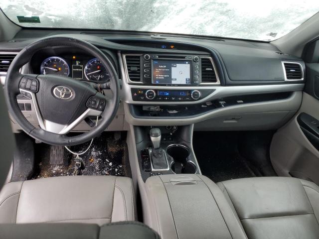 5TDJKRFH2GS275179 - 2016 TOYOTA HIGHLANDER XLE ნაცრისფერი ფოტო 8