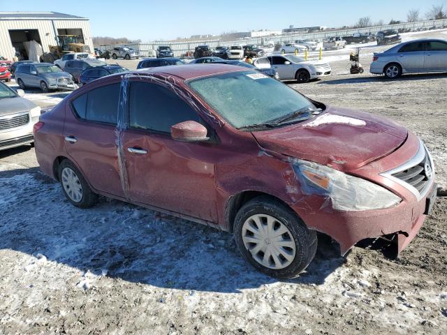 3N1CN7AP8KL858425 - 2019 NISSAN VERSA S BURGUNDY photo 4