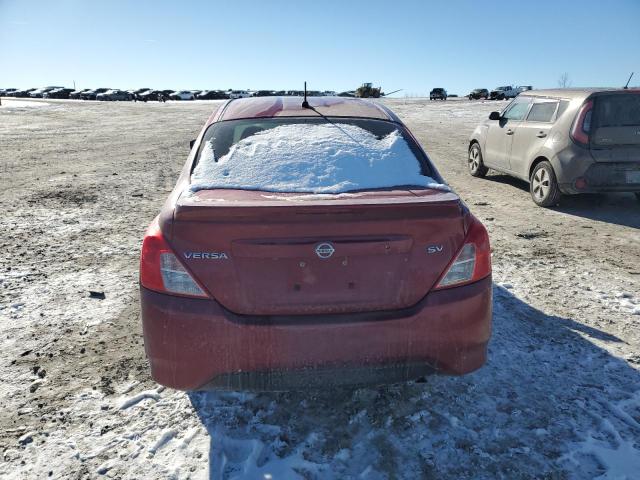 3N1CN7AP8KL858425 - 2019 NISSAN VERSA S BURGUNDY photo 6