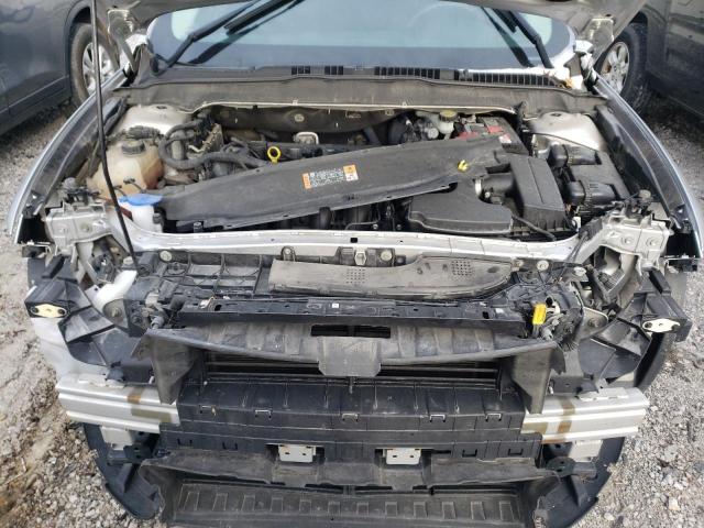 3FA6P0H74ER127435 - 2014 FORD FUSION SE SILVER photo 11