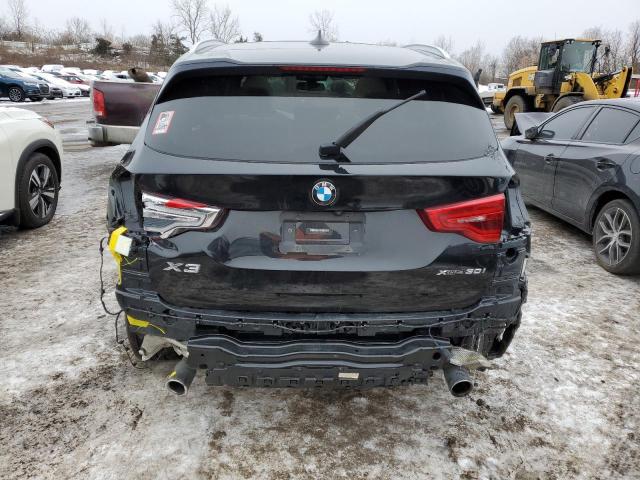 5UXTR9C57KLP95806 - 2019 BMW X3 XDRIVE30I BLACK photo 6