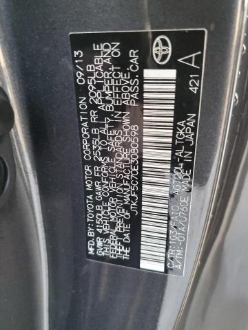 JTKJF5C70E3080598 - 2014 TOYOTA SCION TC 灰色 照片 12