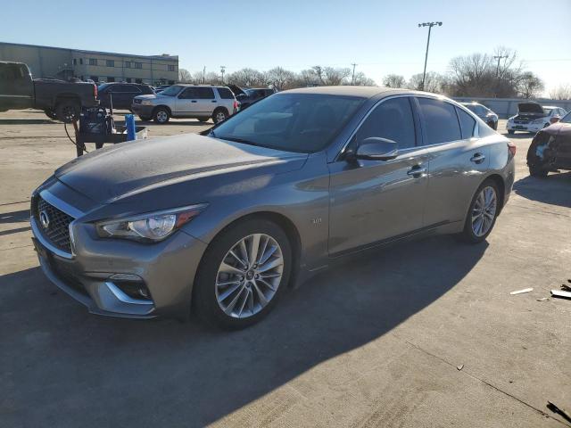 JN1EV7AP2JM361786 - 2018 INFINITI Q50 LUXE GRAY photo 1