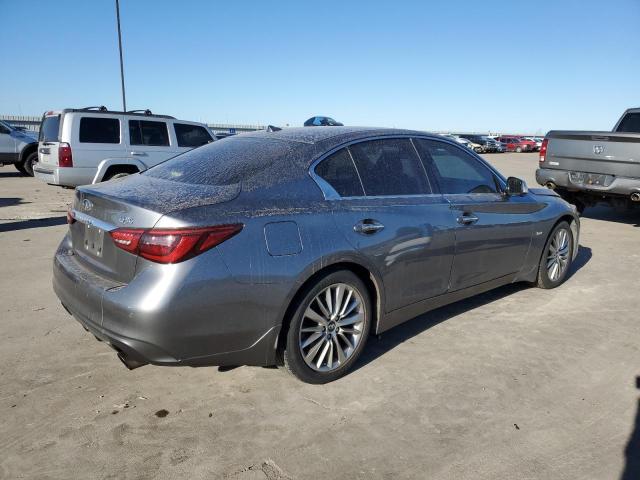 JN1EV7AP2JM361786 - 2018 INFINITI Q50 LUXE GRAY photo 3