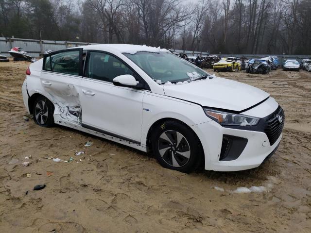 KMHC75LC3HU049933 - 2017 HYUNDAI IONIQ SEL WHITE photo 4