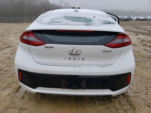 KMHC75LC3HU049933 - 2017 HYUNDAI IONIQ SEL WHITE photo 6