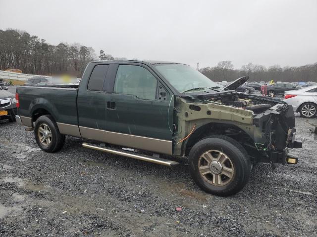 1FTPX12555FA89187 - 2005 FORD F150 GREEN photo 4