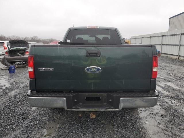 1FTPX12555FA89187 - 2005 FORD F150 GREEN photo 6