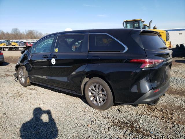 5TDKRKEC3MS036099 - 2021 TOYOTA SIENNA LE BLACK photo 2