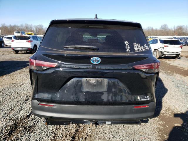 5TDKRKEC3MS036099 - 2021 TOYOTA SIENNA LE BLACK photo 6