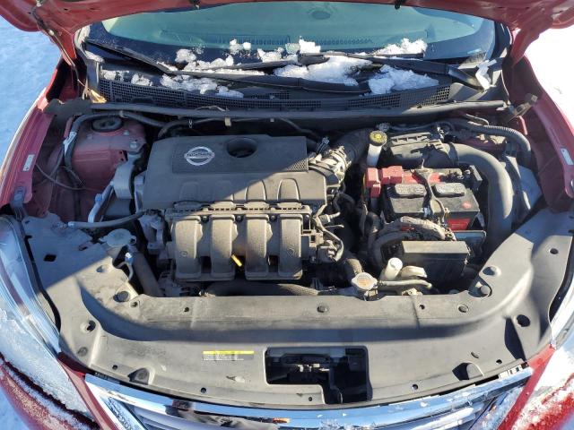 3N1AB7AP3DL692267 - 2013 NISSAN SENTRA S RED photo 11