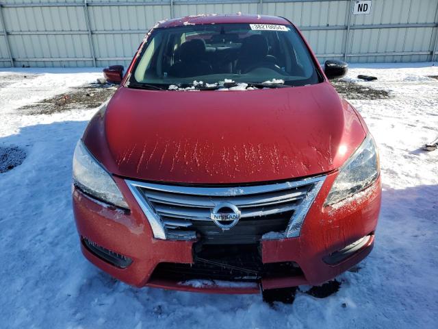 3N1AB7AP3DL692267 - 2013 NISSAN SENTRA S RED photo 5