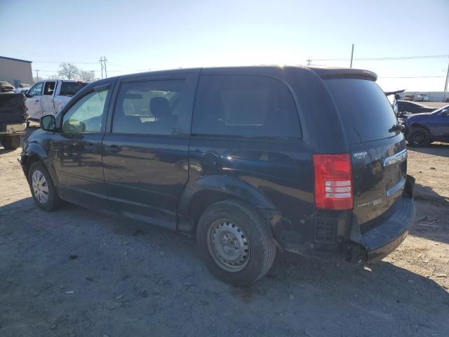 2A8HR44H58R748589 - 2008 CHRYSLER TOWN & COU LX BLACK photo 2