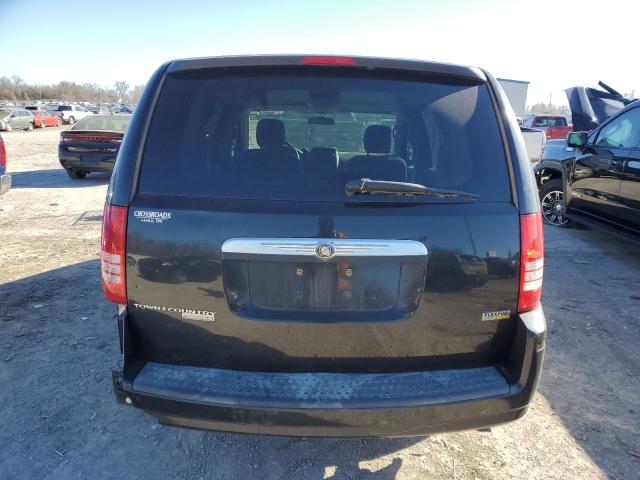 2A8HR44H58R748589 - 2008 CHRYSLER TOWN & COU LX BLACK photo 6