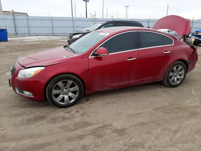 2G4GS5EV6D9186483 - 2013 BUICK REGAL PREMIUM BURGUNDY photo 1