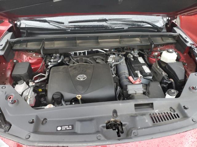 5TDGZRBH2MS535989 - 2021 TOYOTA HIGHLANDER XLE წითელი ფოტო 11