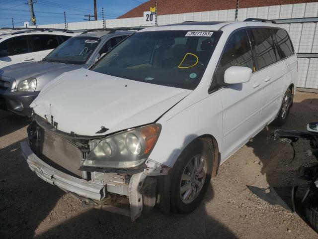 5FNRL3H74AB069374 - 2010 HONDA ODYSSEY EXL WHITE photo 1