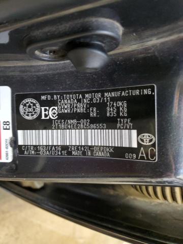 2T1BU4EE2BC596553 - 2011 TOYOTA COROLLA BASE GRAY photo 13