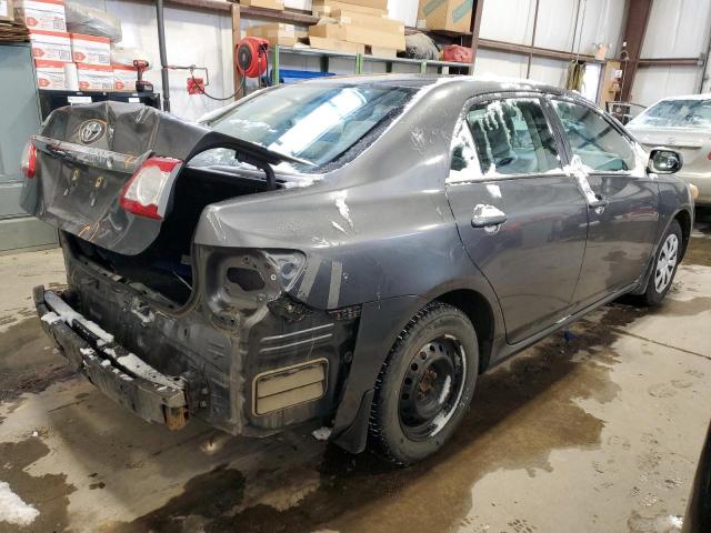 2T1BU4EE2BC596553 - 2011 TOYOTA COROLLA BASE GRAY photo 3