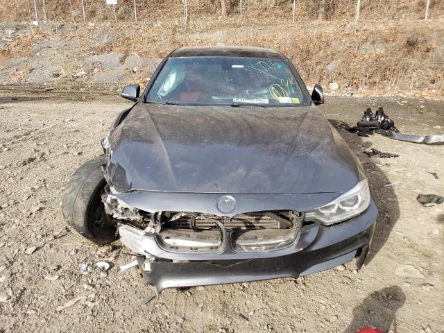 WBA3B9G51FNR94342 - 2015 BMW 335 XI GRAY photo 5