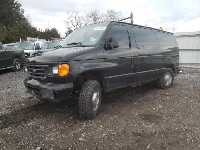 1FBNE31S66DA27539 - 2006 FORD ECONOLINE E350 SUPER DUTY WAGON BLACK photo 1