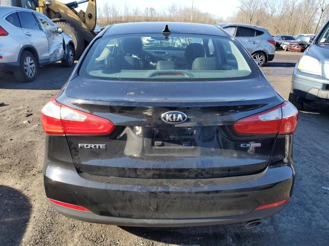 KNAFX4A81F5418206 - 2015 KIA FORTE EX BLACK photo 6