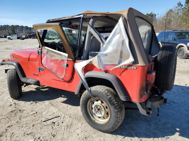 2J4FY19E3KJ128483 - 1989 JEEP WRANGLER / RED photo 2