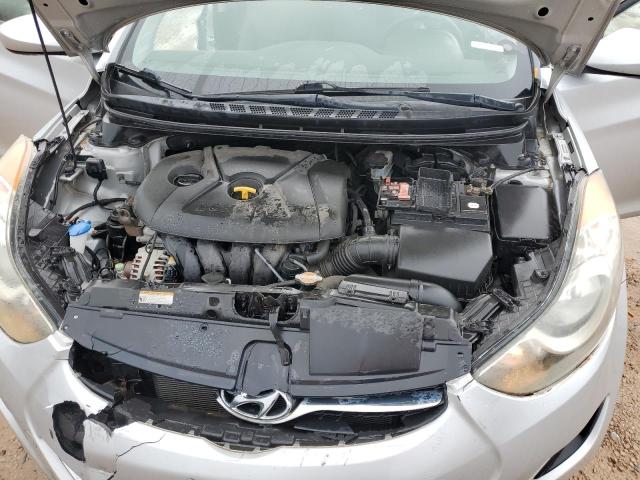 5NPDH4AE7CH077158 - 2012 HYUNDAI ELANTRA GLS SILVER photo 11