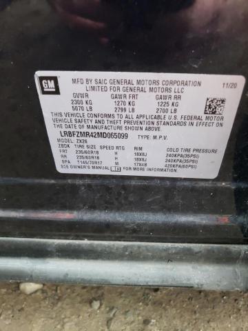 LRBFZMR42MD065099 - 2021 BUICK ENVISION PREFERRED 黑色 照片 13