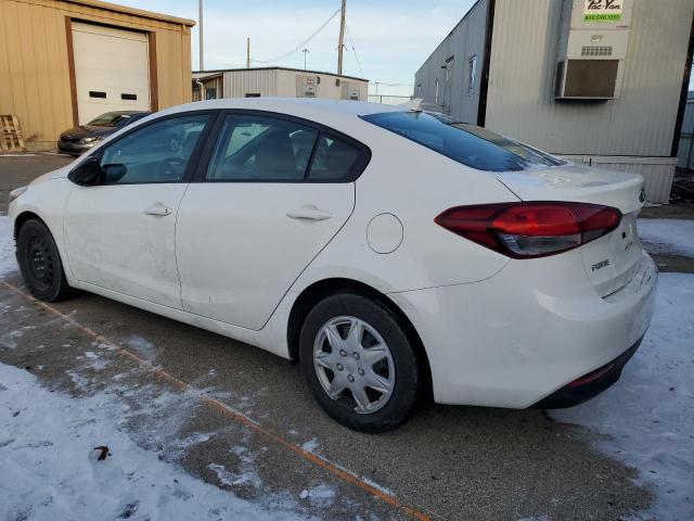 3KPFK4A77HE063655 - 2017 KIA FORTE LX WHITE photo 2