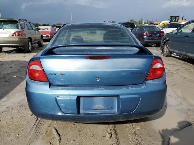 1B3ES56C43D157947 - 2003 DODGE NEON SXT BLUE photo 6