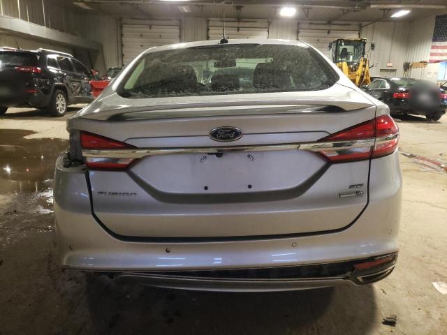 3FA6P0T92HR196265 - 2017 FORD FUSION SE SILVER photo 6