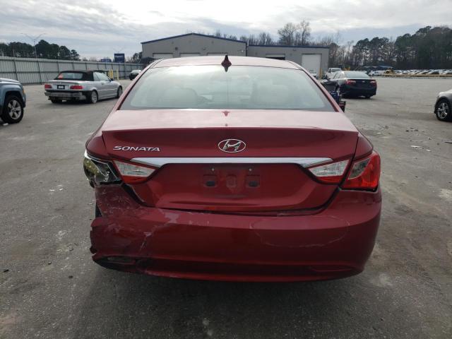 5NPEB4AC5BH161630 - 2011 HYUNDAI SONATA GLS BURGUNDY photo 6