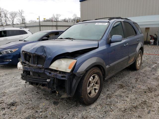 KNDJC733555436069 - 2005 KIA SORENTO EX BLUE photo 1