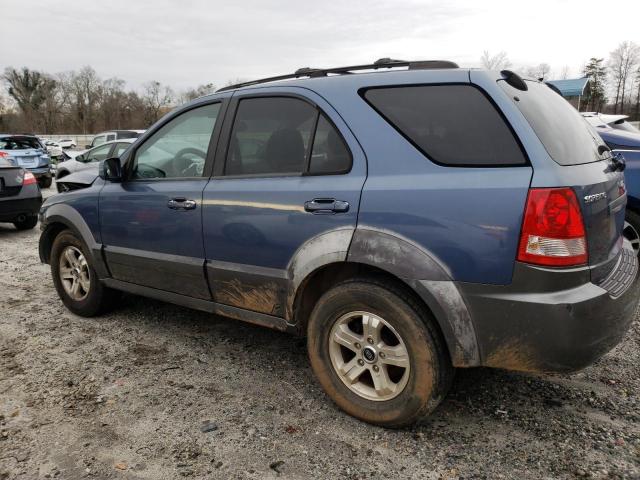 KNDJC733555436069 - 2005 KIA SORENTO EX BLUE photo 2