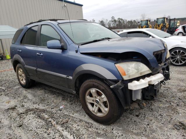 KNDJC733555436069 - 2005 KIA SORENTO EX BLUE photo 4