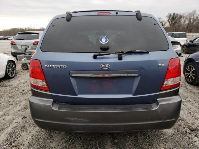 KNDJC733555436069 - 2005 KIA SORENTO EX BLUE photo 6