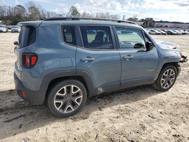 ZACCJABB3HPG48596 - 2017 JEEP RENEGADE LATITUDE TEAL photo 3