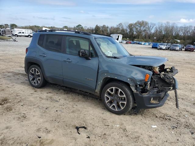 ZACCJABB3HPG48596 - 2017 JEEP RENEGADE LATITUDE TEAL photo 4