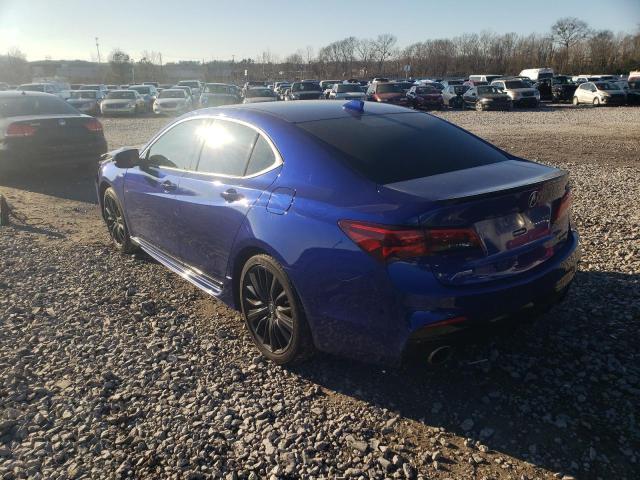 19UUB3F64JA006857 - 2018 ACURA TLX TECH+A BLUE photo 2