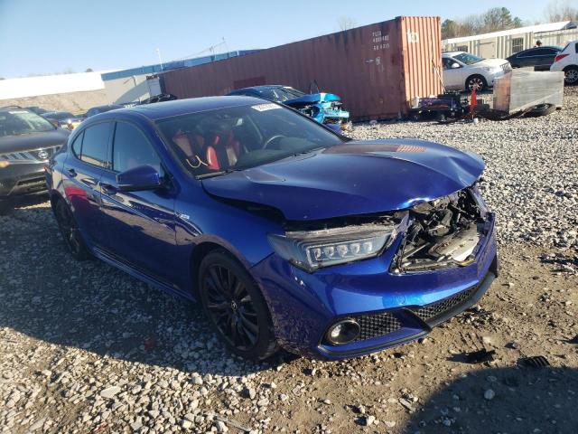 19UUB3F64JA006857 - 2018 ACURA TLX TECH+A BLUE photo 4