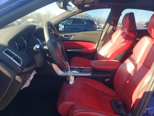 19UUB3F64JA006857 - 2018 ACURA TLX TECH+A BLUE photo 7