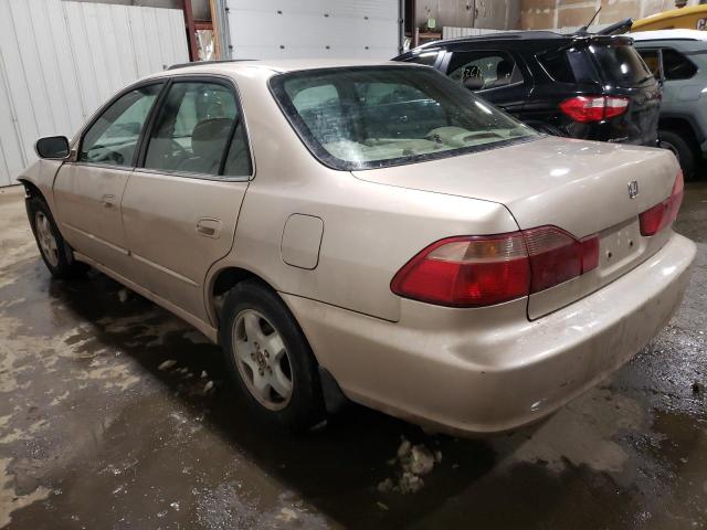 1HGCG1654YA000737 - 2000 HONDA ACCORD EX GOLD photo 2