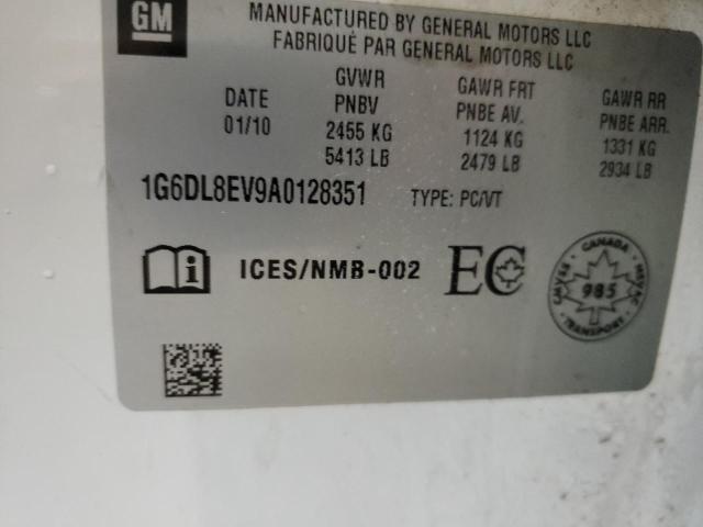 1G6DL8EV9A0128351 - 2010 CADILLAC CTS PERFORMANCE COLLECTION Weiß Foto 13