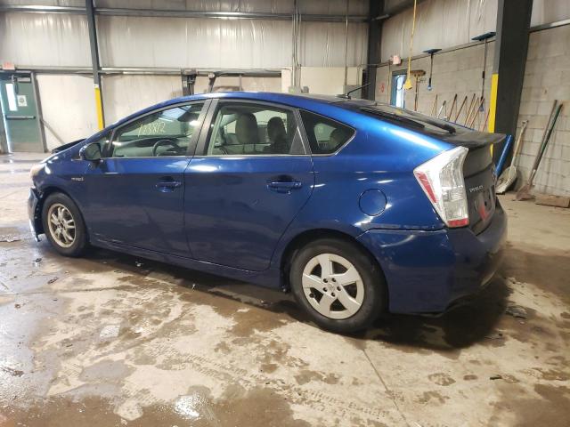 JTDKN3DU4A0006538 - 2010 TOYOTA PRIUS BLUE photo 2